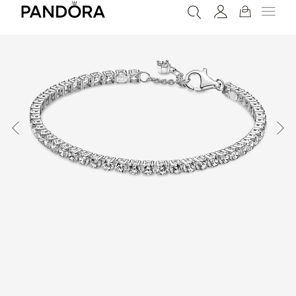 Pandora Sparkling Silver Bracelet